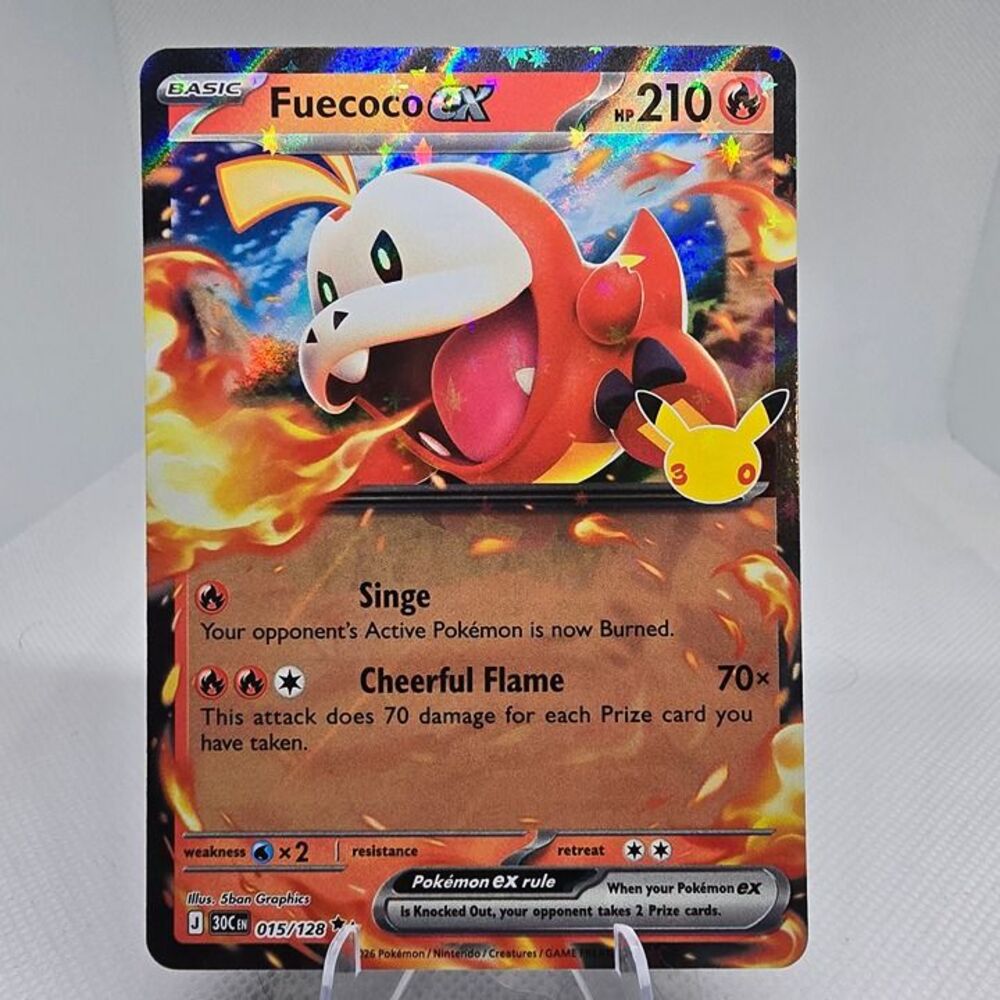 Fuecoco ex #15 Pokemon 30th Celebration